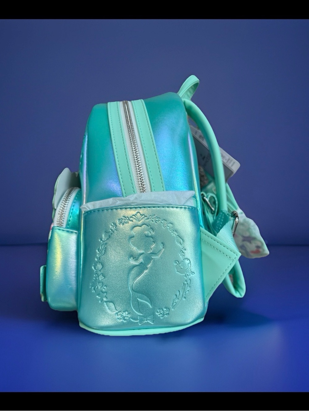 ✨ NWT Loungefly Disney The Little Mermaid Ariel Cake Mini Backpack ✨ - Picture 2 of 14